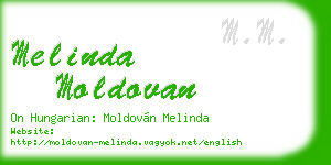 melinda moldovan business card
